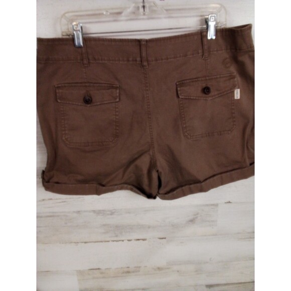 Women's Magellan‎ Brown Shorts Adjustable Length Size 16 - Picture 7 of 16